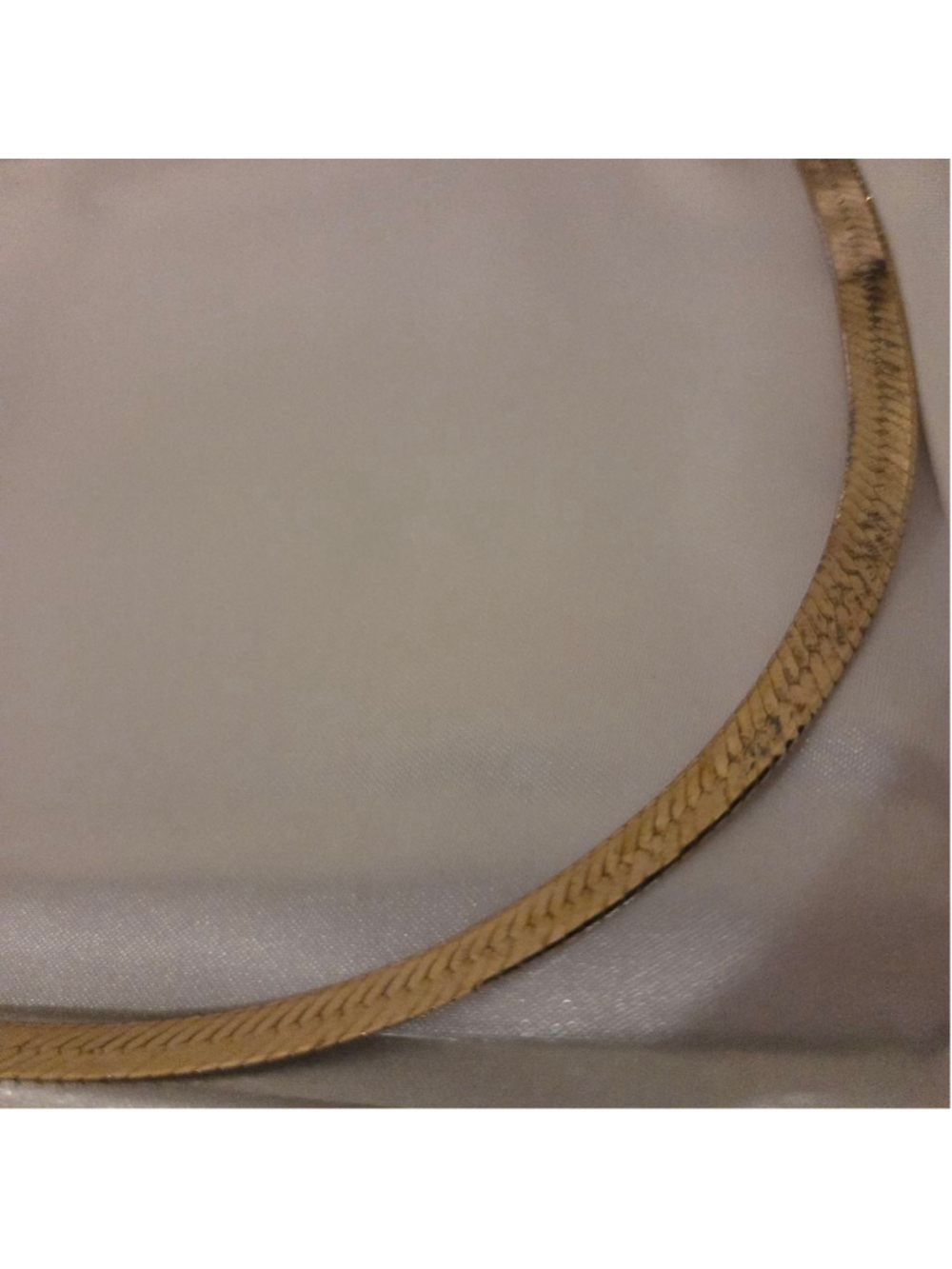 Women's Gold & Silver Herringbone Necklace One Size - Picture 3 of 8